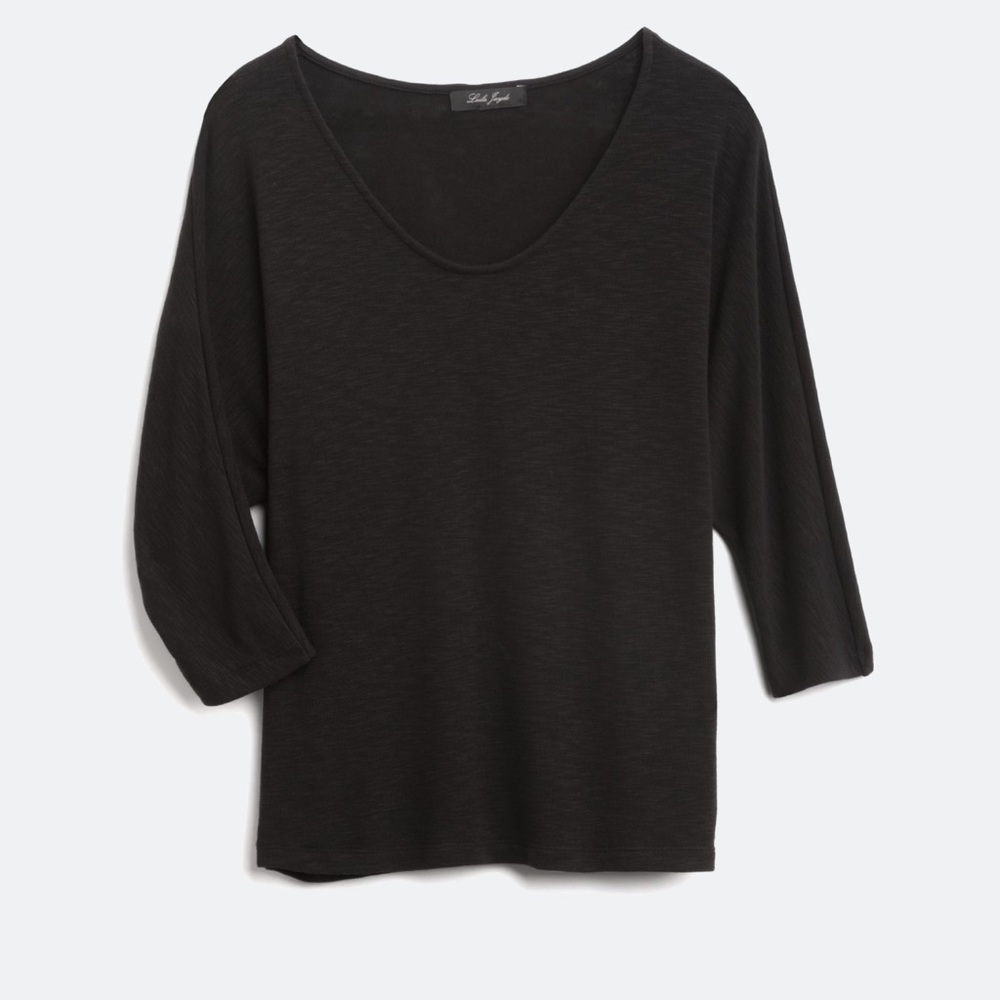Black 3/4 Sleeve Top